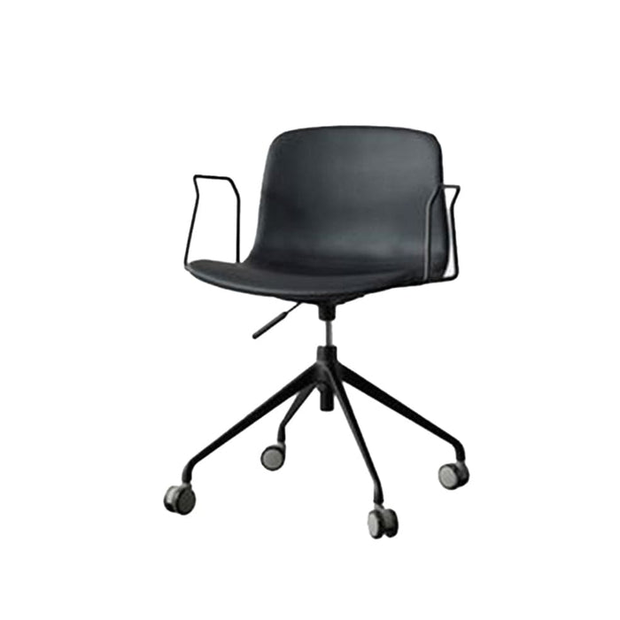 elevenpast Chairs Black Belgium Arm Office Chair | Black, Tan or Grey ART027BLK32BLK