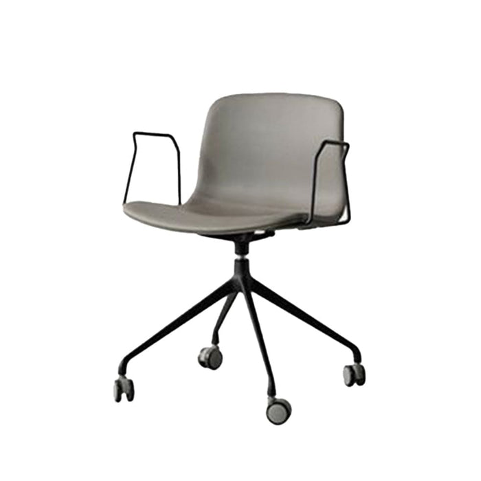 elevenpast Chairs Dark Grey Belgium Arm Office Chair | Black, Tan or Grey ART027BLK32DGRY