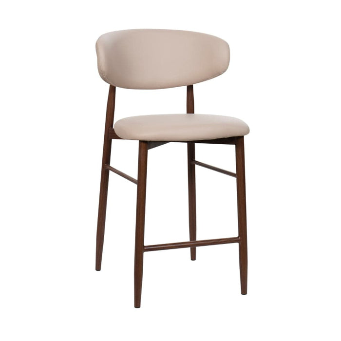 elevenpast Kitchen Stool Cream PU Lucien Kitchen Stool ART077CREAMPU