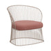 elevenpast Chairs Red Peacock Metal Chair with Cushion Grey | Beige | Red ART086FOSSILRED