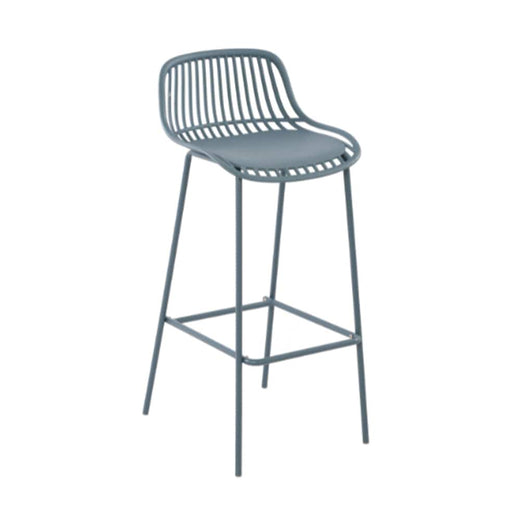 elevenpast Bar Stool Blue Amanzi Polypropylene Bar Stool ART090BLUE
