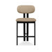 elevenpast Kitchen Stool Beige Rory Kitchen Stool Tan | Beige ART092BROWNFABR