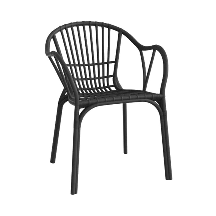 elevenpast Chairs Black Emily Outdoor Polypropylene Dining Chair ART094BLACK