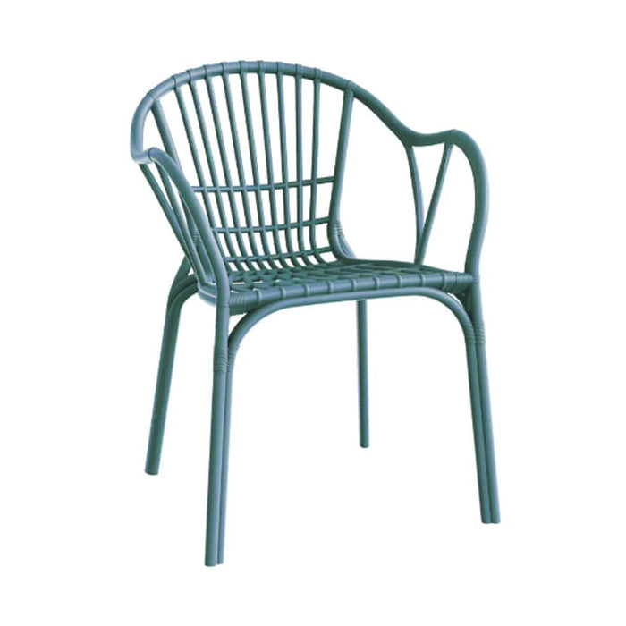 elevenpast Chairs Blue Emily Outdoor Polypropylene Dining Chair ART094BLUE