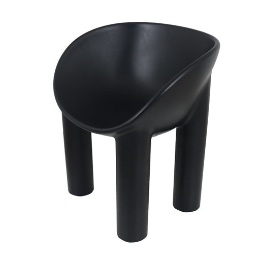 elevenpast Kitchen & Dining Room Chairs Black Roly Polypropylene Dining Chair Black | White ART095BLACK