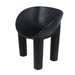 elevenpast Kitchen & Dining Room Chairs Black Roly Polypropylene Dining Chair Black | White ART095BLACK