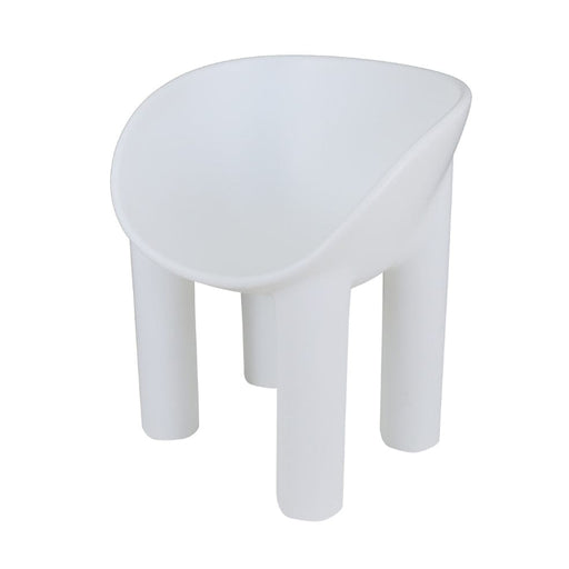 elevenpast Kitchen & Dining Room Chairs White Roly Polypropylene Dining Chair Black | White ART095WHITE