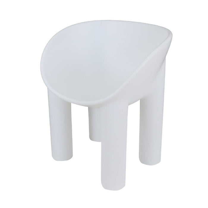 elevenpast Kitchen & Dining Room Chairs White Roly Polypropylene Dining Chair Black | White ART095WHITE