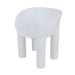 elevenpast Kitchen & Dining Room Chairs White Roly Polypropylene Dining Chair Black | White ART095WHITE