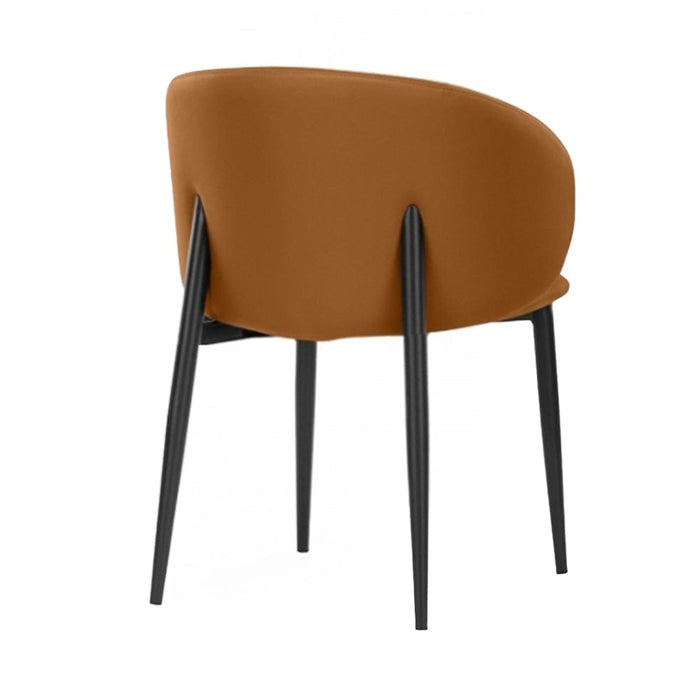 elevenpast Chairs Gia Faux Leather Dining Chair - Tan ART096TANPU