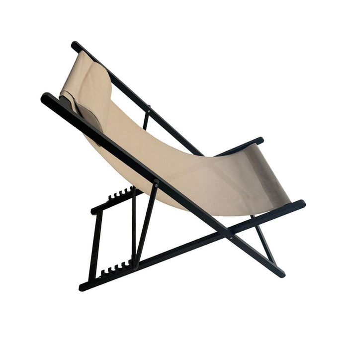 elevenpast Outdoor Chairs Taupe Sling Folding Outdoor Chair Blue | Grey | Taupe ART097TAUPE