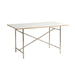 elevenpast Desks White Mathew Metal and Wood Study Desk White | Black ART100WHITE
