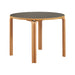elevenpast Dining Table Mika Round Black Top Wooden Dining Table - 120cm ART108BLACK
