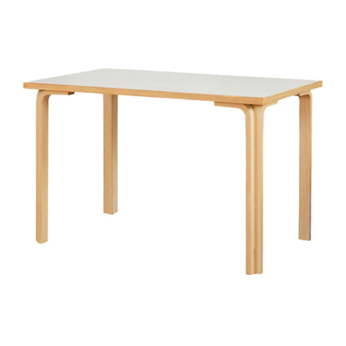 elevenpast Dining Table White Mika 120cm Wooden Dining Table - Black | White ART110WHITE