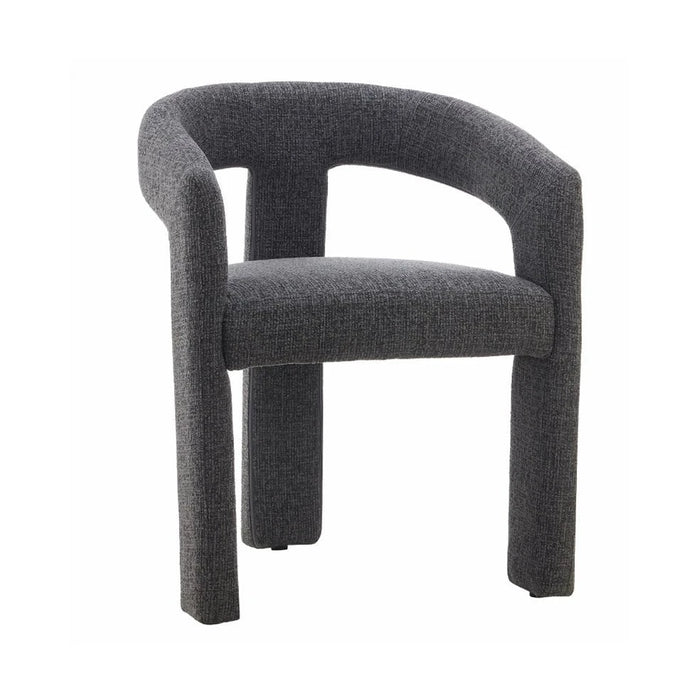 elevenpast dining chair Grey Black Arabella Dining Chair Upholstered - Multiple Colours ART116GREYBLACK