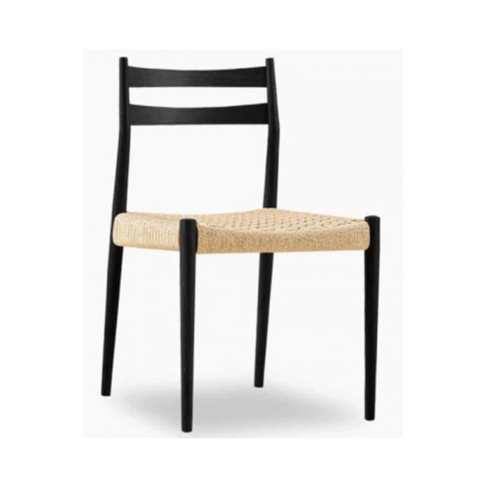 elevenpast Chairs Black Mia Wooden Dining Chair - Black | Natural ART119BLACK