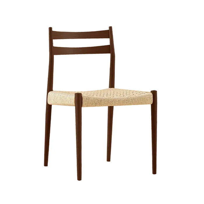elevenpast Chairs Walnut Mia Wooden Dining Chair - Black | Natural ART119WALNUT