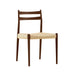 elevenpast Chairs Walnut Mia Wooden Dining Chair - Black | Natural ART119WALNUT