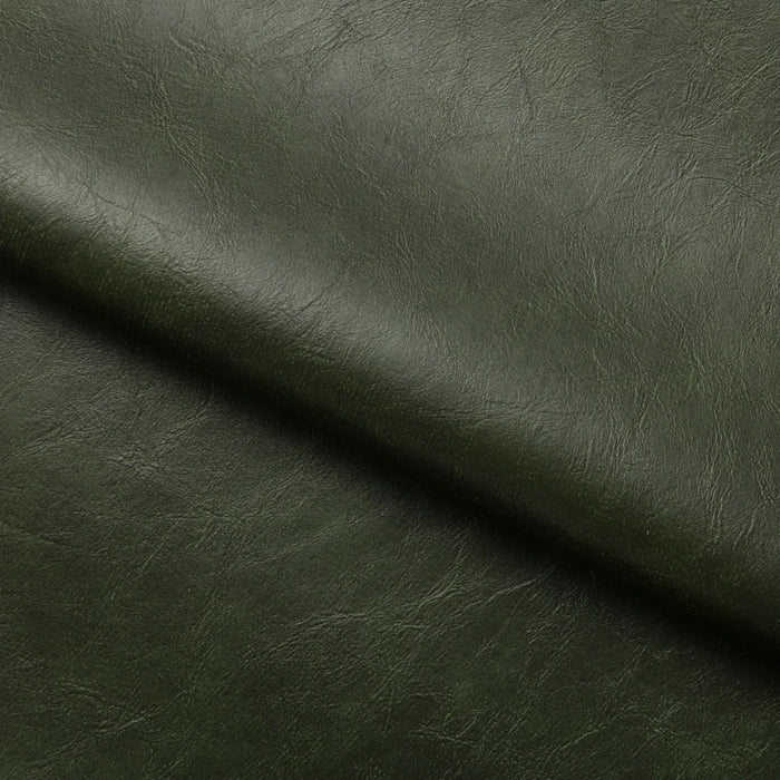elevenpast Chairs Lucien Dining Chair - Vintage Green PU Leather with Metal Light Wood Finish ART123VINTGREEN