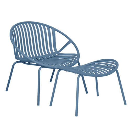 elevenpast Occasional Chair Blue Hoop Occasional Set - Blue | Wheat Fiber ART124BLUE