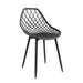 elevenpast dining chair Black Kurv Side Chair - Black | White ART126BLACK