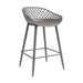 elevenpast Arm Chairs, Recliners & Sleeper Chairs Grey Kurv Kitchen Stool - Black | Grey | White ART127REY