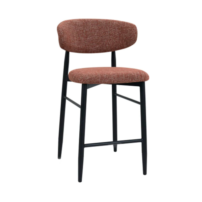 elevenpast Kitchen Stool Sunset Red Lucien Kitchen Stool - Various Colours ART131SUNSETRED