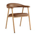 elevenpast dining chair Suki Carver PU Leather and Wood Like Dining Chair ART137ROSETANPU