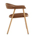 elevenpast dining chair Suki Carver PU Leather and Wood Like Dining Chair ART137ROSETANPU