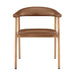 elevenpast dining chair Suki Carver PU Leather and Wood Like Dining Chair ART137ROSETANPU