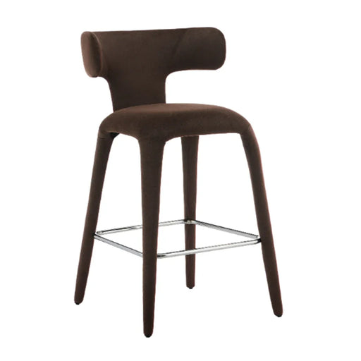elevenpast Kitchen Stool Chocolate Taurus Kitchen Chair - Chocolate | Green | Rust ART141CHOCOLATE