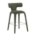 elevenpast Kitchen Stool Green Taurus Kitchen Chair - Chocolate | Green | Rust ART141GREEN