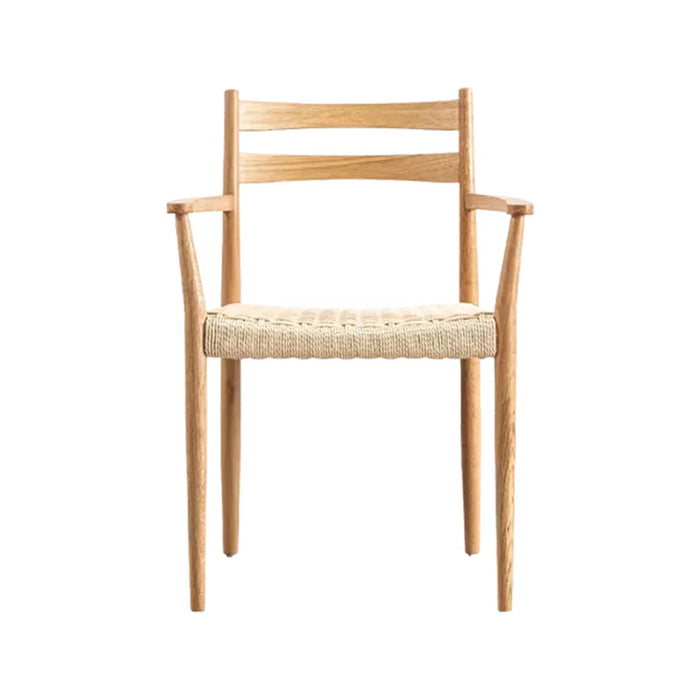 elevenpast Chairs Natural Mia Wooden Arm Chair - Black | Natural | Walnut ART142NATURAL