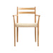 elevenpast Chairs Natural Mia Wooden Arm Chair - Black | Natural | Walnut ART142NATURAL