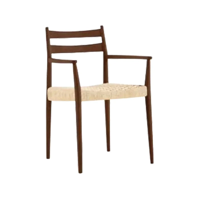 elevenpast Chairs Walnut Mia Wooden Arm Chair - Black | Natural | Walnut ART142WALNUT