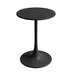 elevenpast Bistro Table Black Kurv Round Bistro Table - 60cm - Black | White | Grey | Blue ART150BLACK