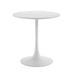 elevenpast Bistro Table White Kurv Round Bistro Table - 80cm - Black | White ART151WHITE