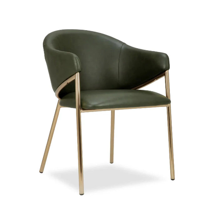 elevenpast dining chair Vintage Green PU Napoli Carver Chair - in Various Colours ART160GREENPU