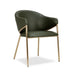 elevenpast dining chair Vintage Green PU Napoli Carver Chair - in Various Colours ART160GREENPU