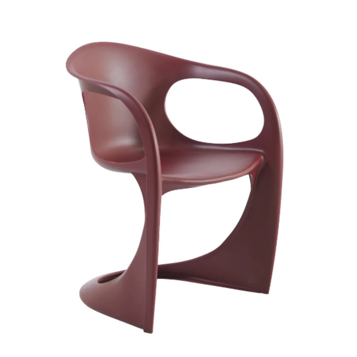 elevenpast dining chair Ancora Red Casala Sculptural Dining Chair – Black | Cream | Ancora Red | White ART175RED