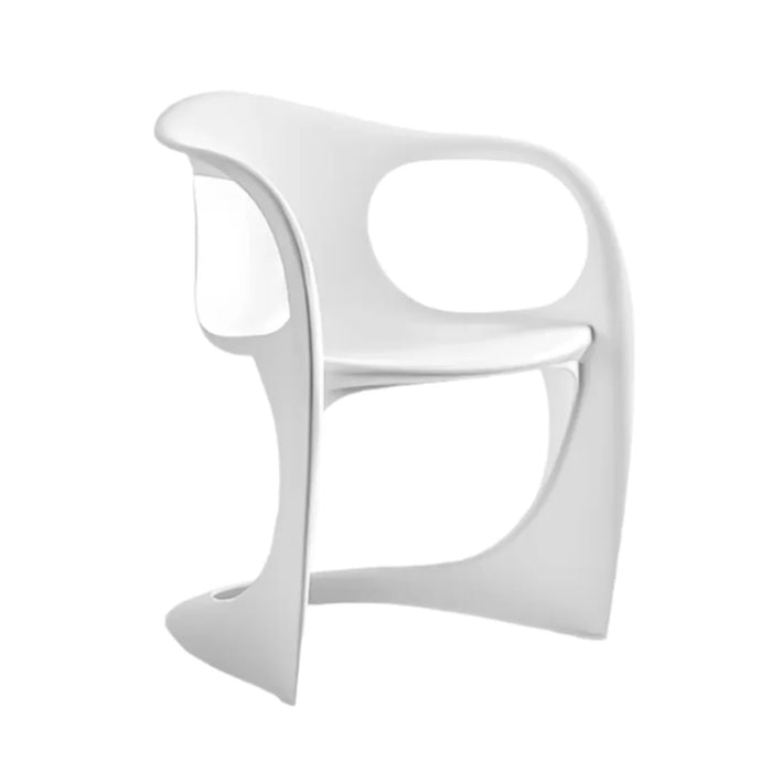 elevenpast dining chair White Casala Sculptural Dining Chair – Black | Cream | Ancora Red | White ART175WHITE