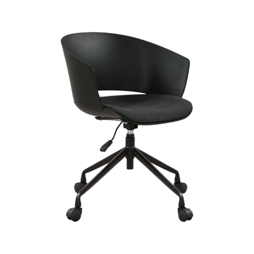 elevenpast Chairs Black Ashley Office Chair - Green | Black | Terracotta ART182BLACK