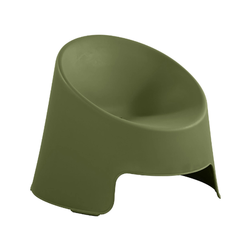 Montana Sculptural Outdoor Lounge Chair – Green | Grey | Terracotta 