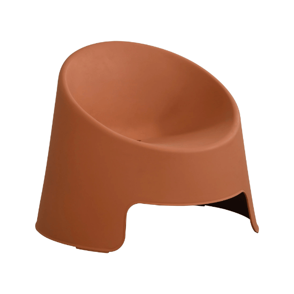 elevenpast Outdoor Chairs Terracota Montana Sculptural Outdoor Lounge Chair – Green | Grey | Terracotta ART190TERRACOTA