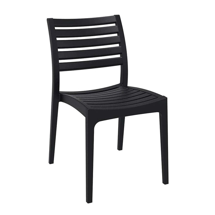 elevenpast Outdoor Chairs Black Ares Side Chair ASC14403 0700254843100