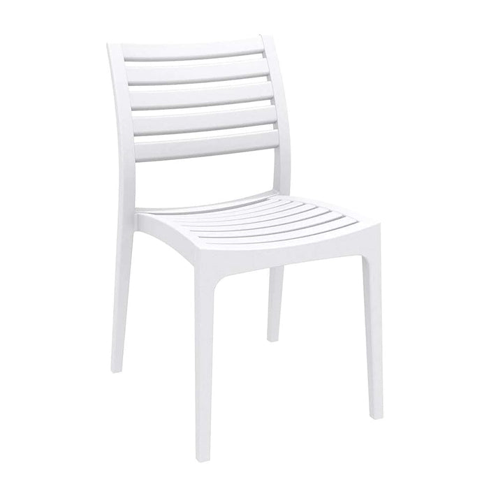 elevenpast Outdoor Chairs White Ares Side Chair ASC14405 0700254843124