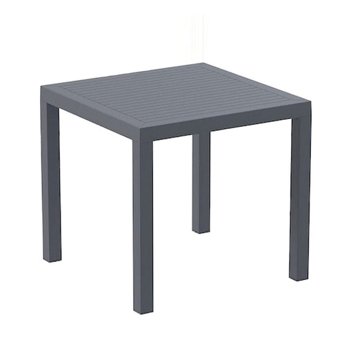elevenpast Tables Dark Grey Ares Square Table Indoor/Outdoor AST00322 633710850018