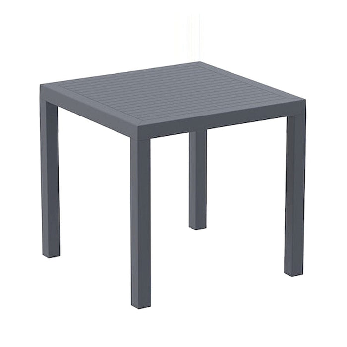 elevenpast Tables Dark Grey Ares Square Table Indoor/Outdoor AST00322 633710850018