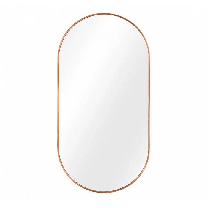 Aura Small Mirror Black | Copper