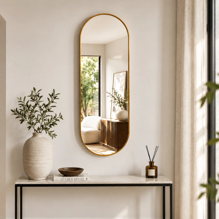 Odessa Aluminium Mirror Copper Small | Large